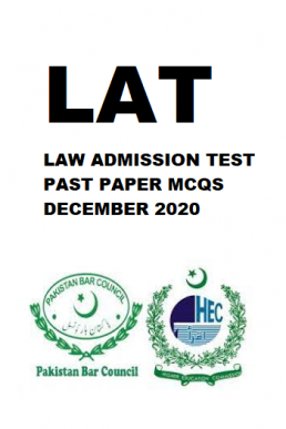 Law Admission Test (LAT) Past Paper (December 2020) MCQs